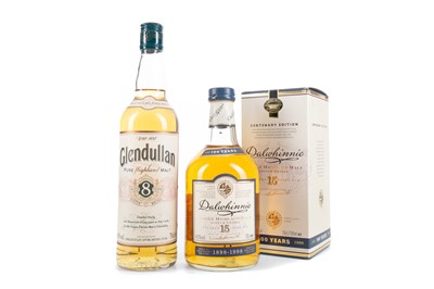 Lot 194 - DALWHINNIE 15 YEAR OLD CENTENARY AND GLENDULLAN 8 YEAR OLD