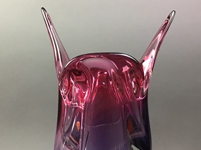 Lot 436 - MURANO GLASS VASE AND BOWL