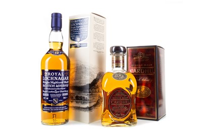 Lot 203 - ROYAL LOCHNAGAR 12 YEAR OLD AND CARDHU 12 YEAR OLD