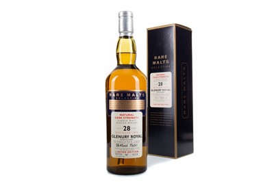 Lot 207 - GLENURY ROYAL 1970 28 YEAR OLD RARE MALTS 75CL