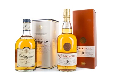 Lot 215 - DALWHINNIE 15 YEAR OLD AND GLENKINCHIE 10 YEAR OLD