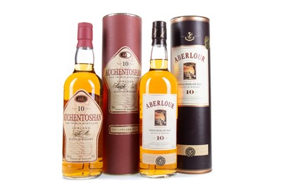 Lot 226 - ABERLOUR 10 YEAR OLD AND AUCHENTOSHAN 10 YEAR OLD