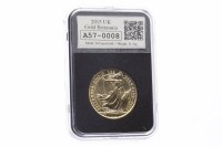 Lot 574 - GOLD PROOF 1 OZ GOLD BRITANNIA COIN DATED 2015...