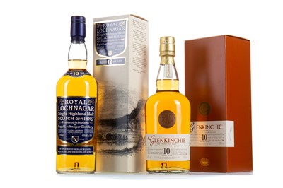 Lot 54 - ROYAL LOCHNAGAR 12 YEAR OLD 75CL AND GLENKINCHIE 10 YEAR OLD