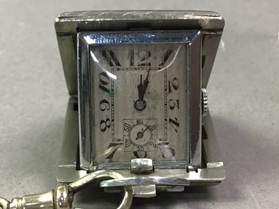 Lot 549 - ART DECO MINIATURE PURSE FOLDING WATCH