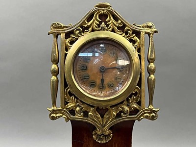 Lot 595 - MINIATURE LONGCASE CLOCK