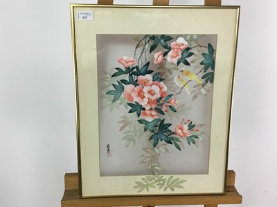 Lot 633 - CHINESE PAINTING ON SILK
