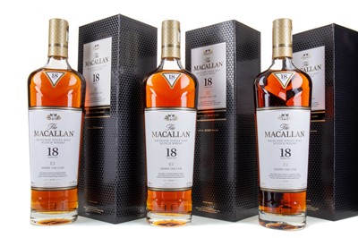 Lot 173 - MACALLAN 18 YEAR OLD 2020, 2021 AND 2022 RELEASES