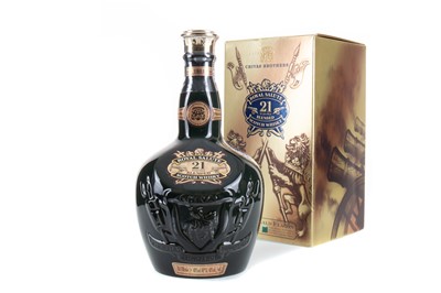 Lot 269 - CHIVAS ROYAL SALUTE 21 YEAR OLD EMERALD DECANTER