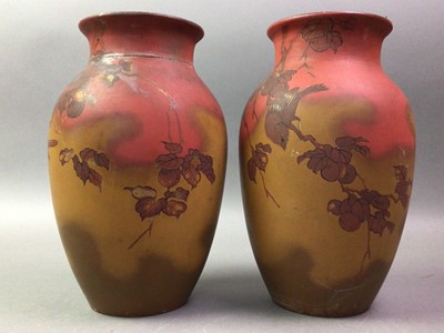 Lot 683 - PAIR OF JAPANESE VASES