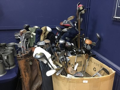 Lot 704 - LARGE SELECTION OF GOLF CLUBS - NIL VALUE