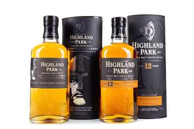 Lot 290 - HIGHLAND PARK 12 YEAR OLD AND LEIF ERIKSSON