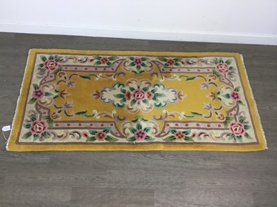 Lot 376 - TWO CHINESE RUGS