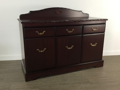 Lot 381 - REPRODUCTION MAHOGANY SIDEBOARD