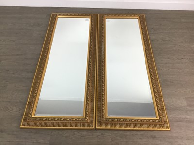 Lot 696 - PAIR OF MODERN WALL MIRRORS