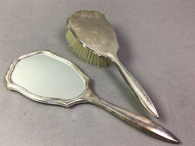 Lot 700 - TWO SILVER BACKED DRESSING TABLE ITEMS