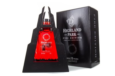 Lot 323 - HIGHLAND PARK 15 YEAR OLD FIRE EDITION