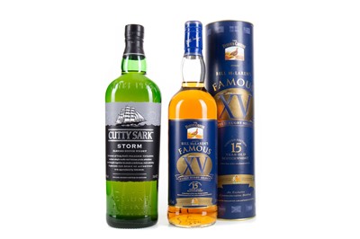 Lot 326 - FAMOUS GROUSE 15 YEAR OLD BILL MCLAREN AND CUTTY SARK STORM