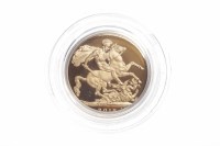 Lot 609 - GOLD PROOF SOVEREIGN DATED 2015 in a capsule,...