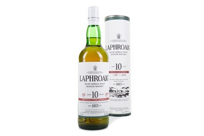 Lot 329 - LAPHROAIG 10 YEAR OLD CASK STRENGTH BATCH #10