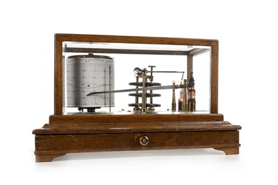 Lot 592 - J. MORTON & CO. OF GLASGOW, BAROGRAPH