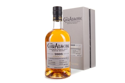 Lot 357 - GLENALLACHIE 2008 12 YEAR OLD SINGLE CASK #3966 - UK EXCLUSIVE