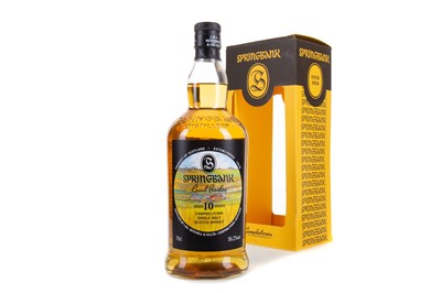 Lot 361 - SPRINGBANK 2009 10 YEAR OLD LOCAL BARLEY