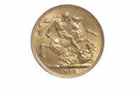 Lot 619 - GOLD SOVEREIGN DATED 1912