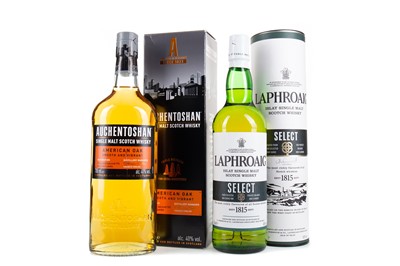 Lot 384 - AUCHENTOSHAN AMERICAN OAK AND LAPHROAIG SELECT