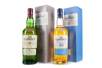 Lot 394 - GLENLIVET 12 YEAR OLD AND FOUNDER'S RESERVE