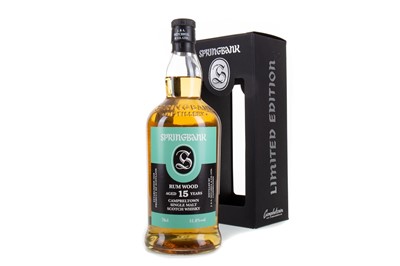 Lot 410 - SPRINGBANK 2003 15 YEAR OLD RUM WOOD