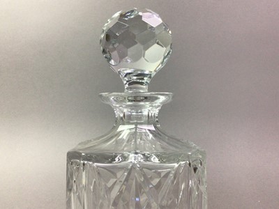 Lot 750 - CRYSTAL DECANTER WITH STOPPER