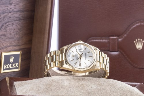 Lot 754 - GENTLEMAN'S ROLEX OYSTER PERPETUAL DAY-DATE...