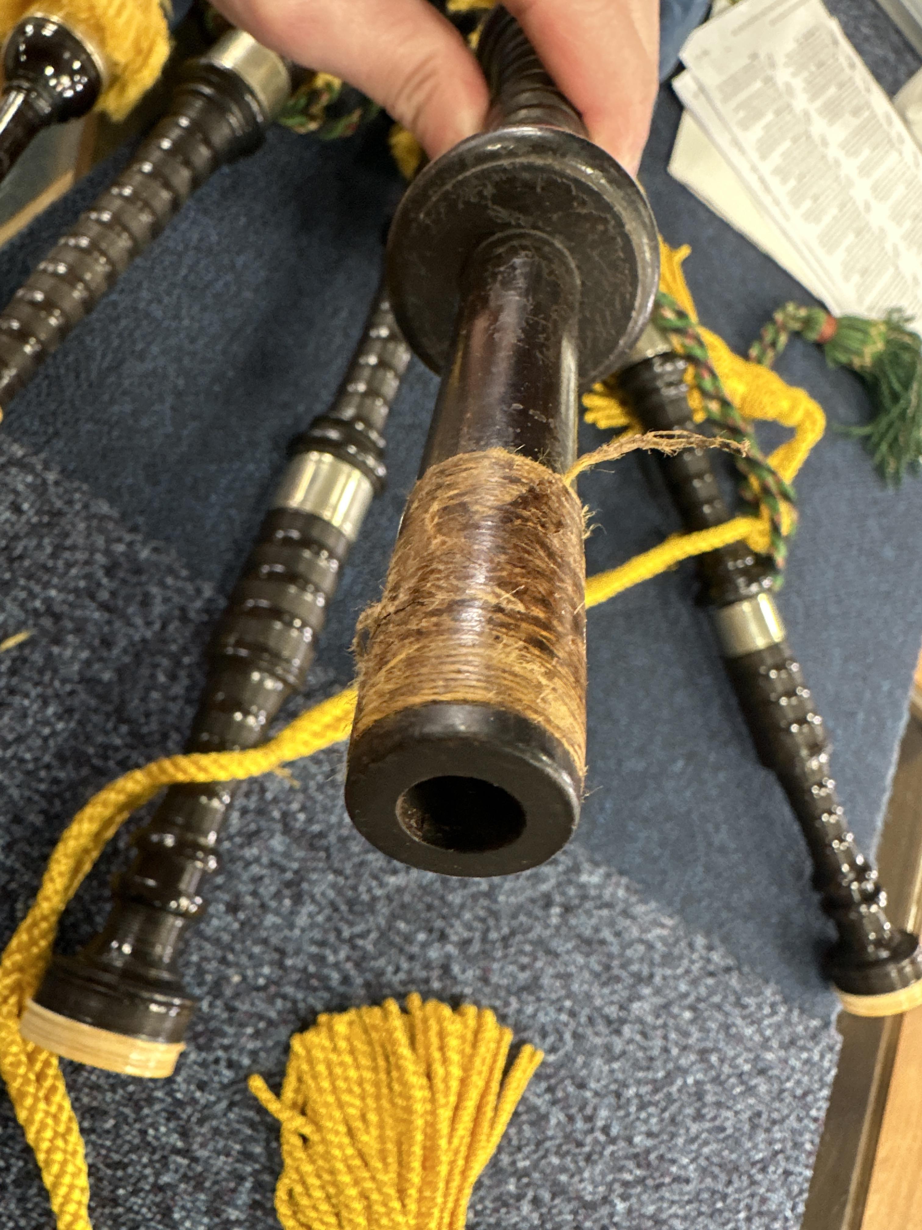 Vintage henderson online bagpipes for sale