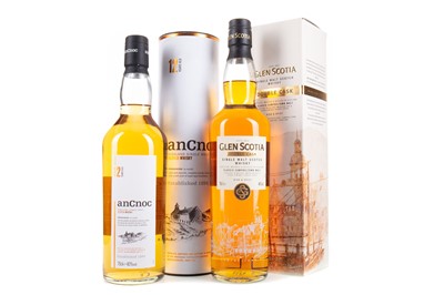 Lot 420 - GLEN SCOTIA DOUBLE CASK AND ANCNOC 12 YEAR OLD