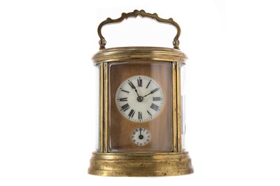 Lot 782 - FRENCH BRASS CARRIAGE CLOCK