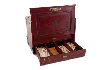 Lot 1155 - CHINESE MAHJONG SET