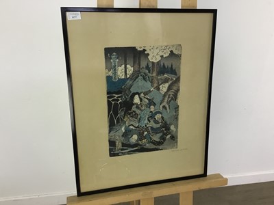 Lot 1157 - JAPANESE WOODBLOCK PRINT