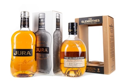 Lot 437 - GLENROTHES SELECT RESERVE AND JURA 10 YEAR OLD