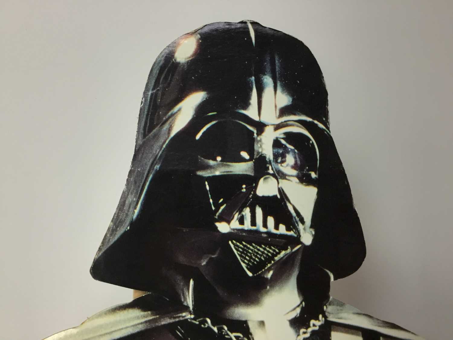 Lot 838 - DARTH VADER CARDBOARD CUT OUT FIGURE