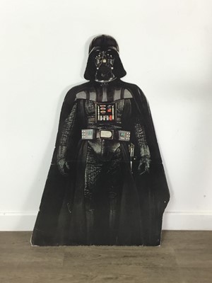 Lot 838 - DARTH VADER CARDBOARD CUT OUT FIGURE