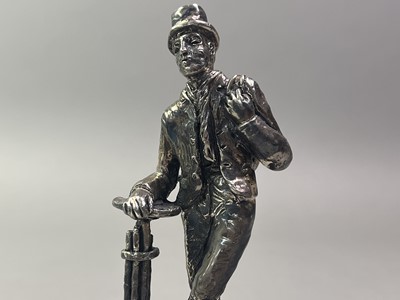 Lot 812 - WHITE METAL FIGURE OF A MAN