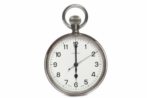 Lot 772 - LONGINES MILITARY ISSUE POCKET WATCH the round...