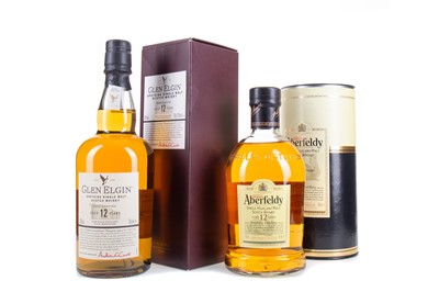 Lot 448 - ABERFELDY 12 YEAR OLD AND GLEN ELGIN 12 YEAR OLD