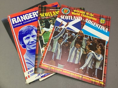 Lot 233 - RANGERS F.C., COLLECTION OF FOOTBALL PROGRAMMES