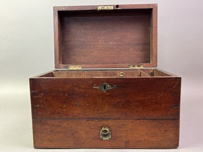 Lot 865 - VICTORIAN MAHOGANY MEDICINE CHEST