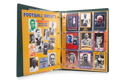 Lot 1506 - HOSSACK FOOTBALL GREATS, SOCCER CARD COLLECTION