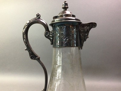 Lot 45 - VICTORIAN CLARET JUG