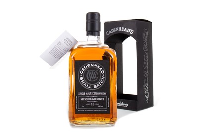 Lot 453 - SPEYSIDE-GLENLIVET 1995 18 YEAR OLD CADENHEAD'S SMALL BATCH