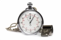 Lot 791 - MILITARY ISSUE KEYLESS WIND STOP WATCH the...